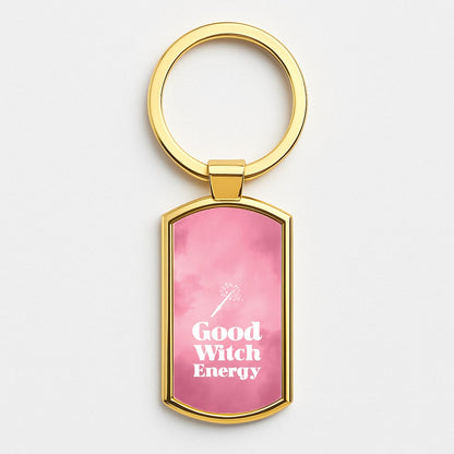 Good Witch Energy Gold Keyring