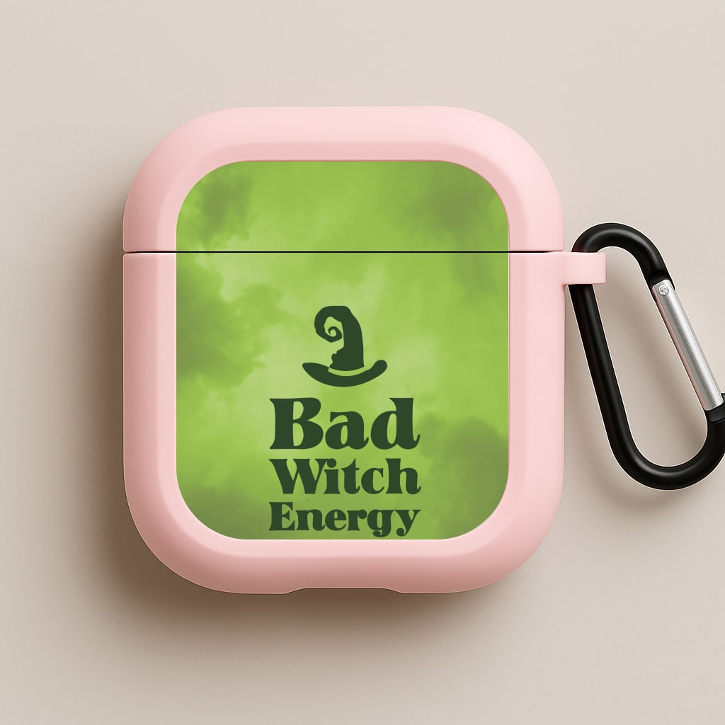 Bad Witch Energy Pink AirPods Case