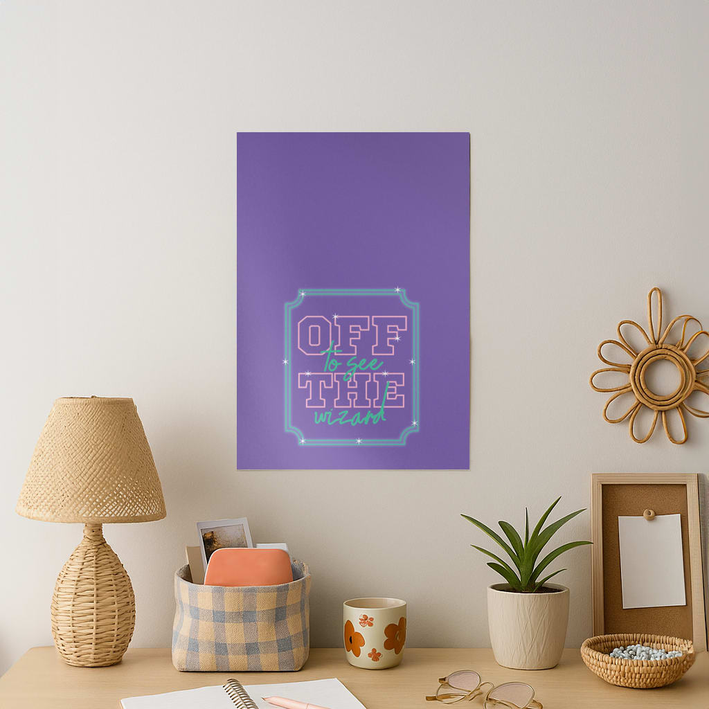 Off To See The Wizard Art Print