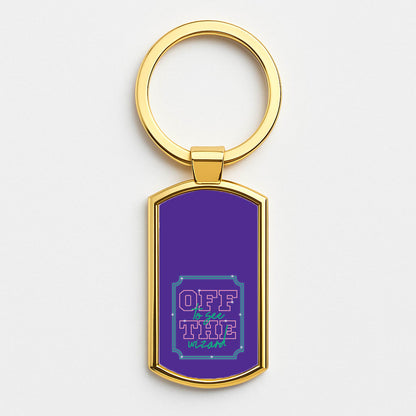 Off To See The Wizard Gold Keyring