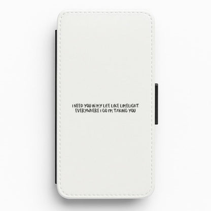 Taking You Lyrics - Why Don't We Flip / Wallet Phone Case