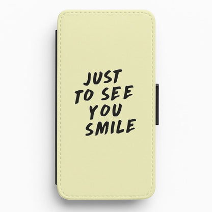 Just To See You Smile - Why Don't We Flip / Wallet Phone Case