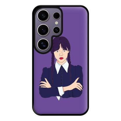 Wednesday Addams Wednesday Phone Case for Galaxy S25 Ultra