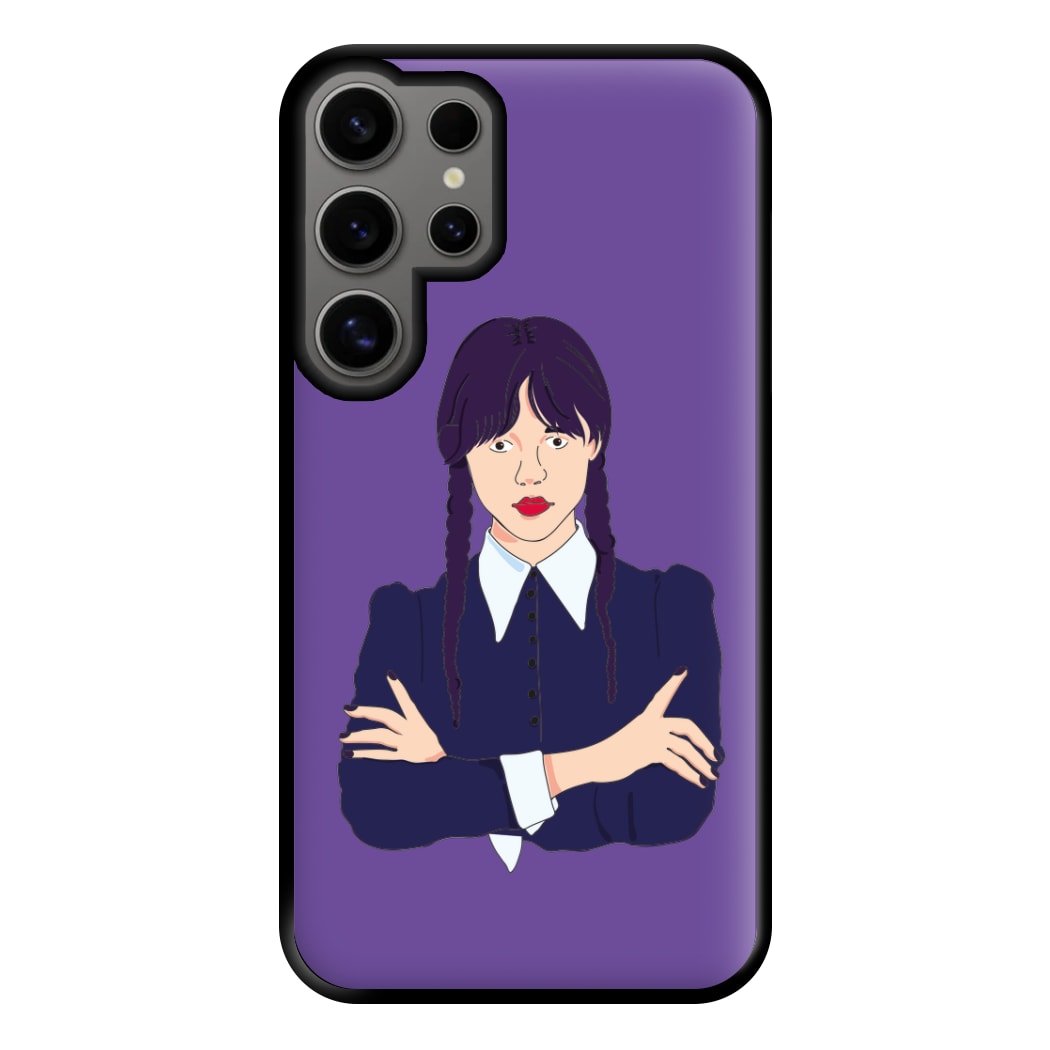 Wednesday Addams Wednesday Phone Case for Galaxy S24 Ultra