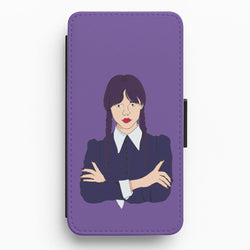 Wednesday Addams Wednesday Flip / Wallet Phone Case