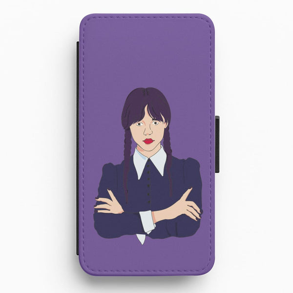 Wednesday Addams Wednesday Flip / Wallet Phone Case