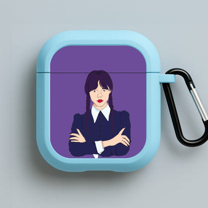 Wednesday Addams Wednesday Blue AirPods Case