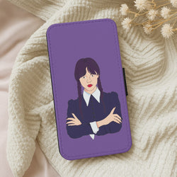 Wednesday Addams Wednesday Wallet Phone Case