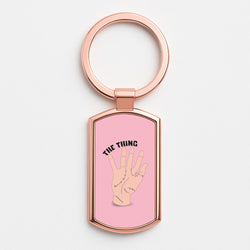 The Thing Wednesday Rose Gold Keyring