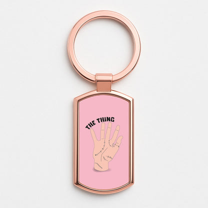 The Thing Wednesday Rose Gold Keyring