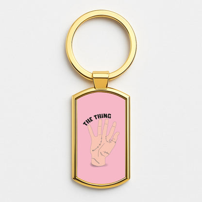 The Thing Wednesday Gold Keyring