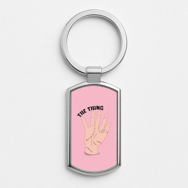 The Thing Wednesday Silver Keyring