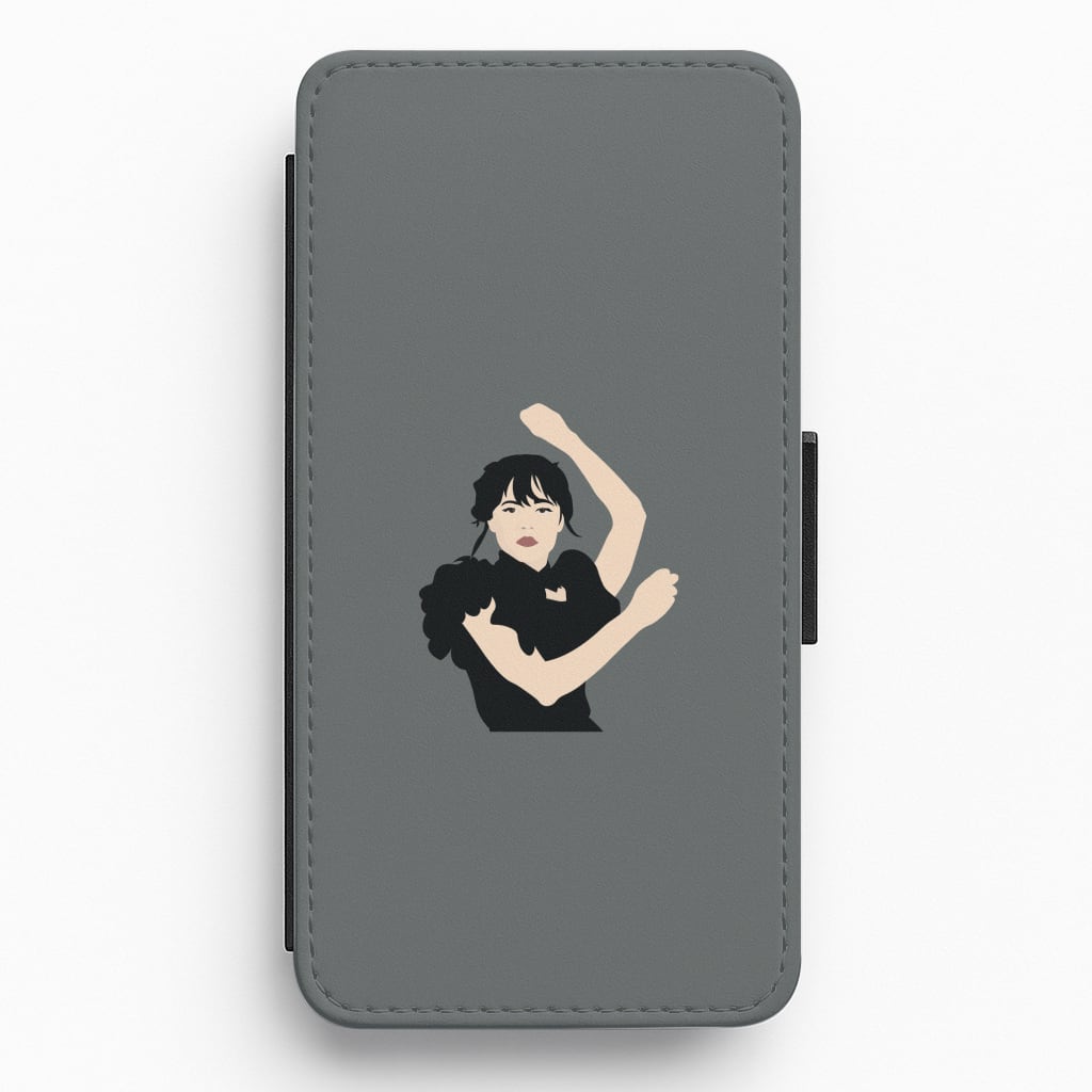 Dancing Wednesday Flip / Wallet Phone Case