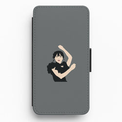 Dancing Wednesday Flip / Wallet Phone Case