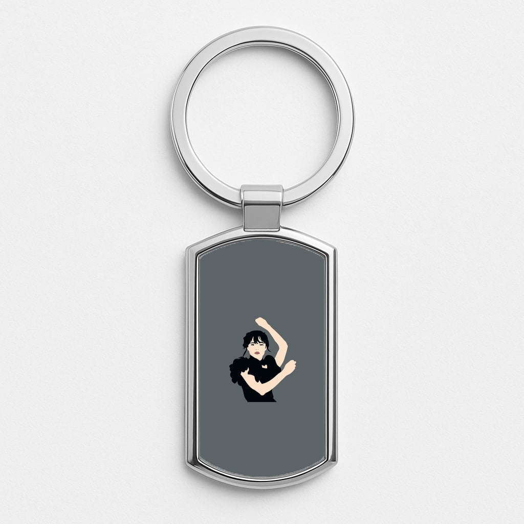 Dancing Wednesday Luxury Keyring