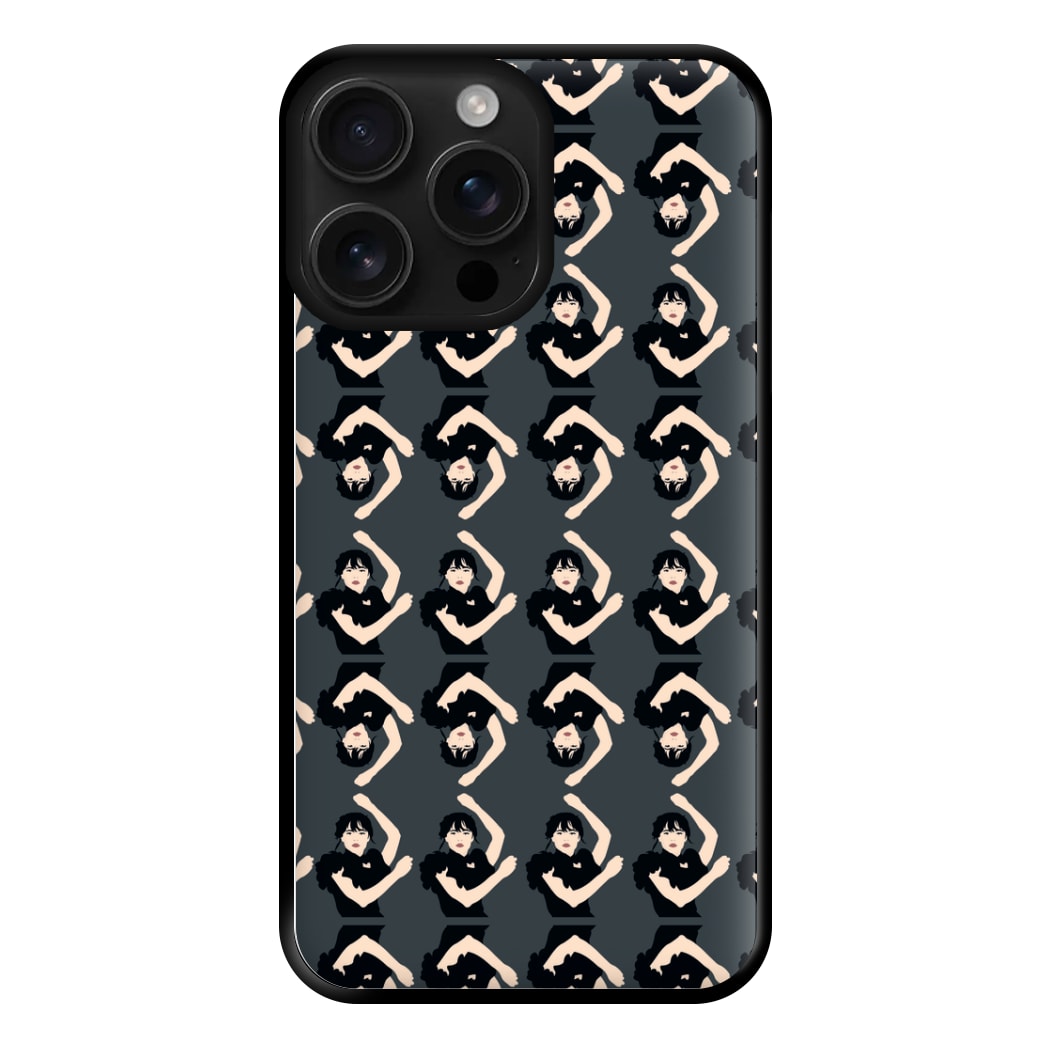 Dancing Pattern Wednesday Phone Case