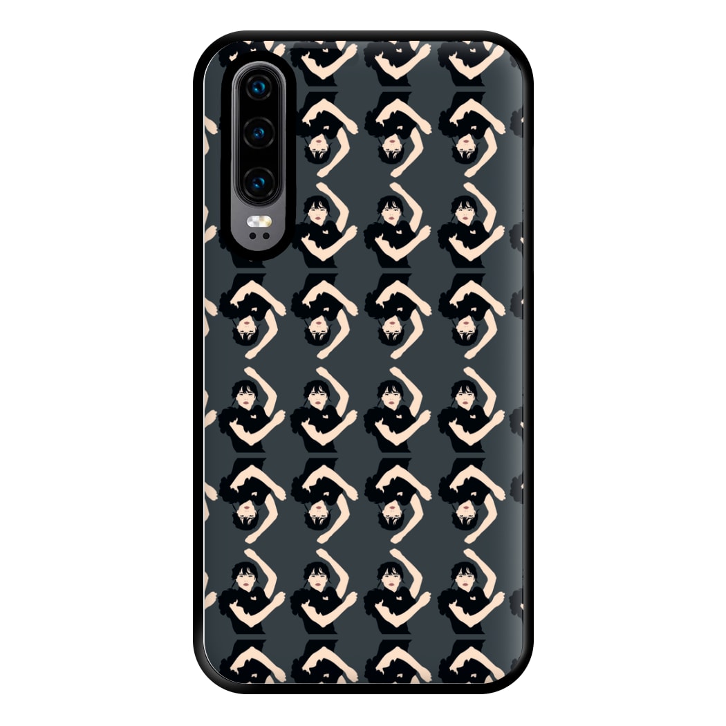 Dancing Pattern Wednesday Phone Case for Huawei P30