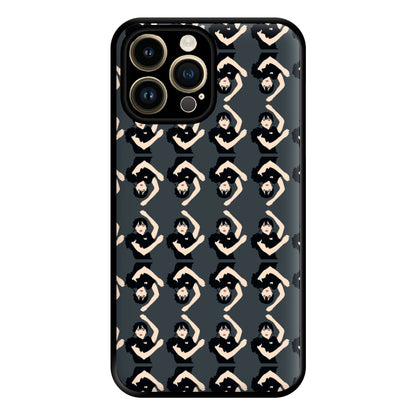 Dancing Pattern Wednesday Phone Case for iPhone 14 Pro Max