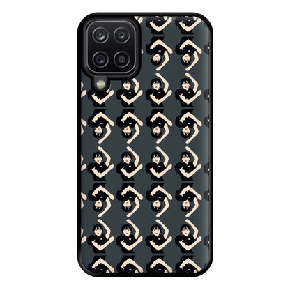 Dancing Pattern Wednesday Phone Case for Galaxy A12