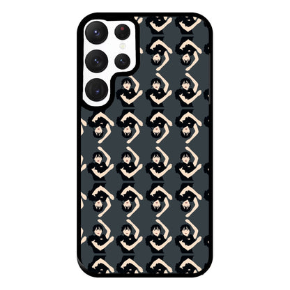 Dancing Pattern Wednesday Phone Case for Galaxy S22 Ultra