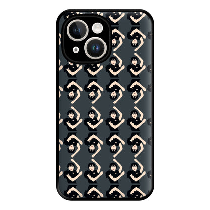 Dancing Pattern Wednesday Phone Case for iPhone 14 Plus