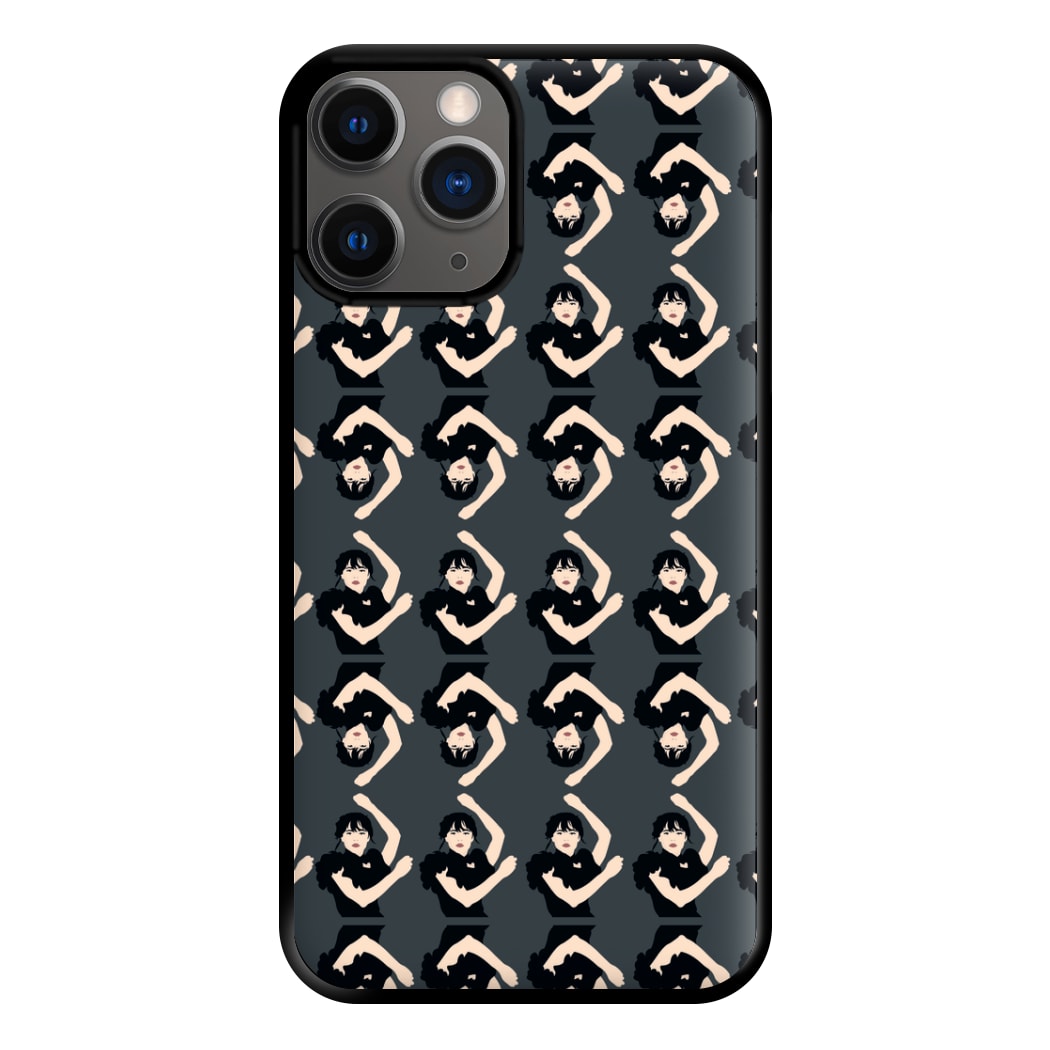 Dancing Pattern Wednesday Phone Case for iPhone 12 Pro Max