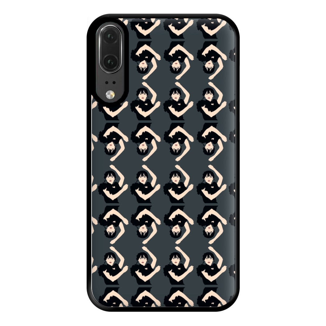 Dancing Pattern Wednesday Phone Case for Huawei P20