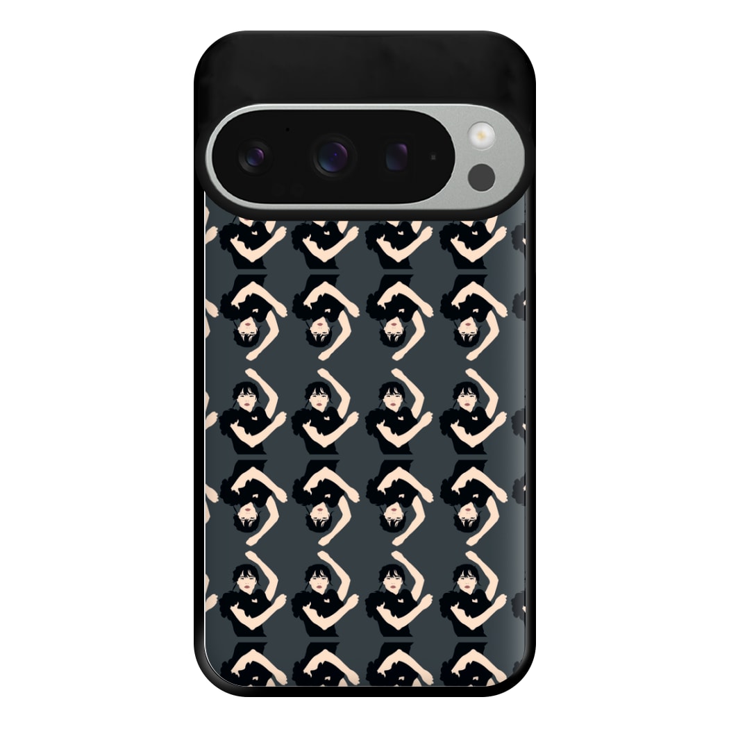 Dancing Pattern Wednesday Phone Case for Google Pixel 9 Pro XL