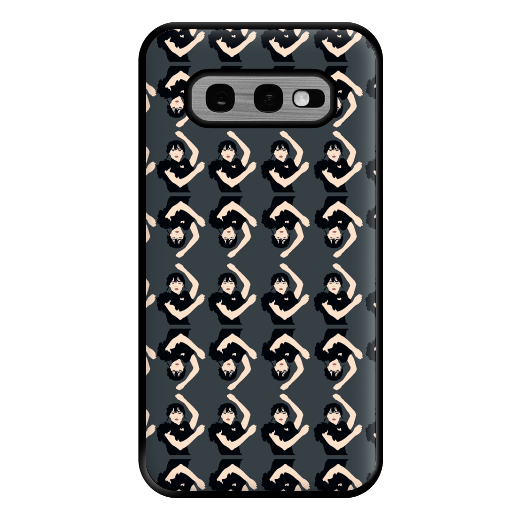 Dancing Pattern Wednesday Phone Case for Galaxy S10e