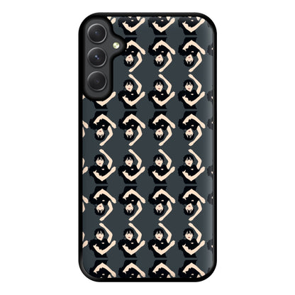 Dancing Pattern Wednesday Phone Case for Galaxy A34