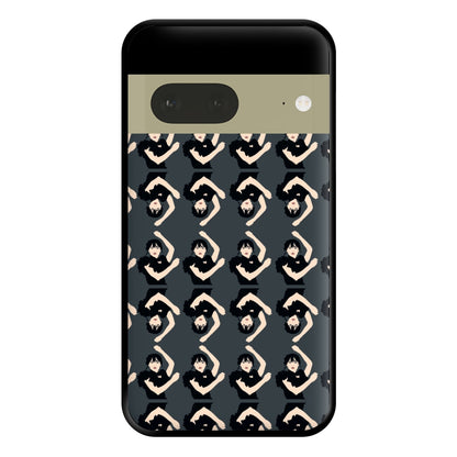 Dancing Pattern Wednesday Phone Case for Google Pixel 7a