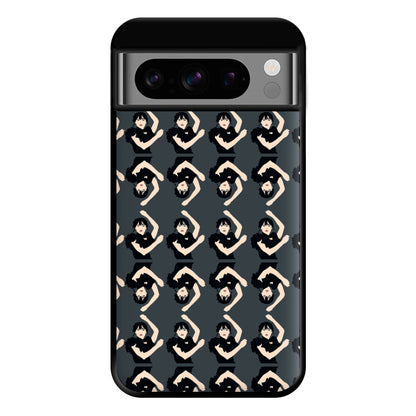 Dancing Pattern Wednesday Phone Case for Google Pixel 8 Pro