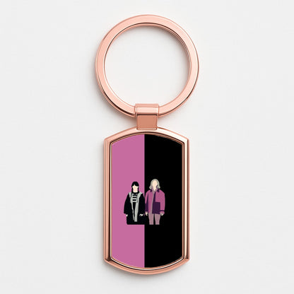 Wednesday And Wednesday Rose Gold Keyring