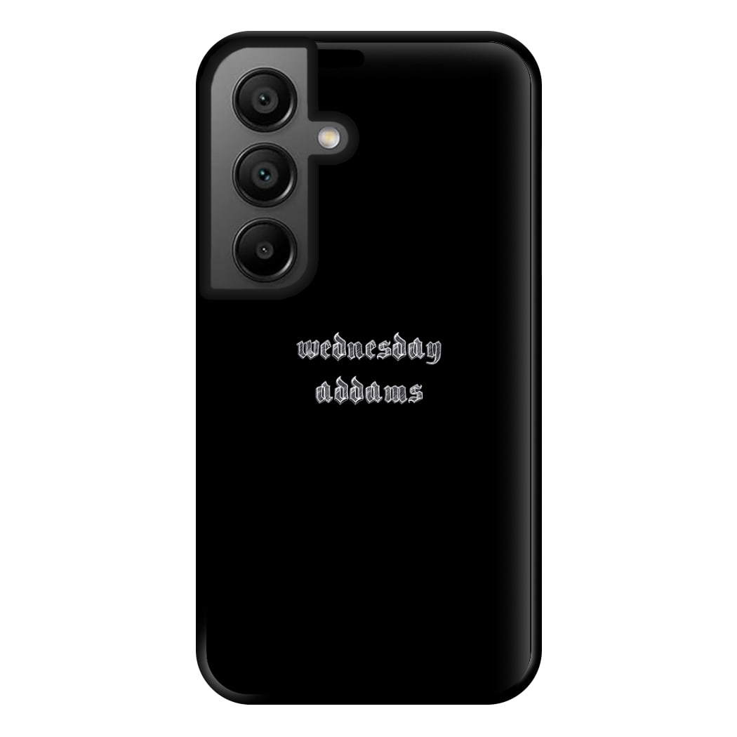 Wednesday Typogrophy Phone Case for Google Pixel 8