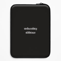 Wednesday Typogrophy Universal Laptop Sleeve