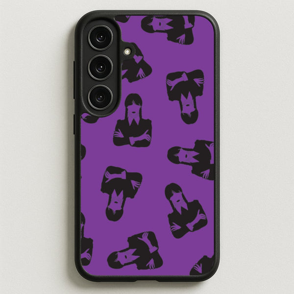 Addams Pattern Phone Case for Galaxy S25FE