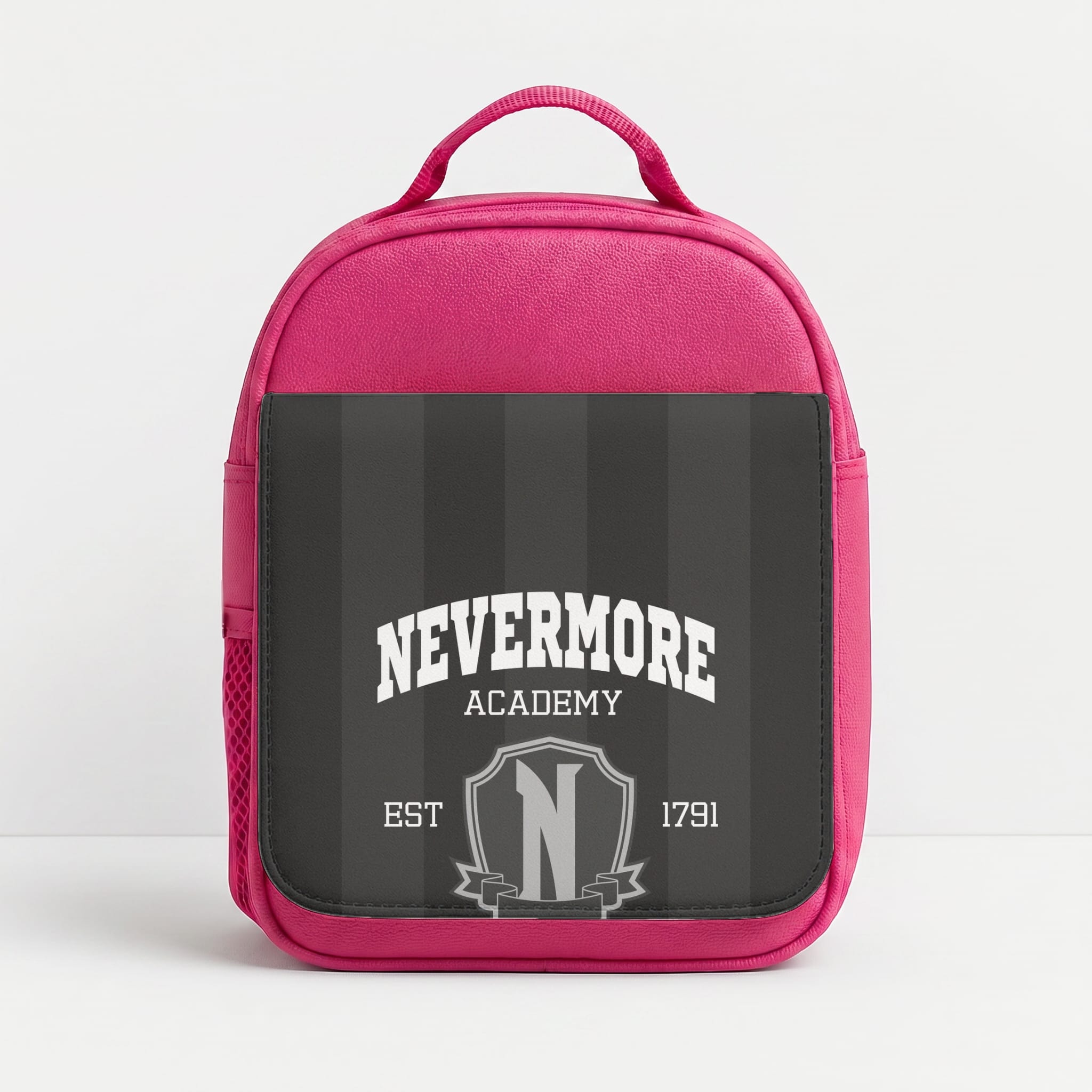 Addams Academy Gray Lunchbox - Pink