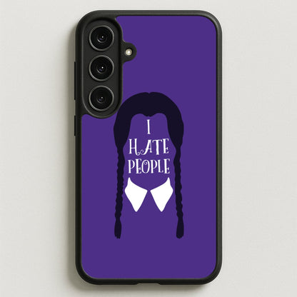 I Hate People Phone Case for Galaxy S25FE