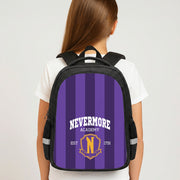 Addams Academy Purple Backpack 3