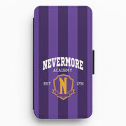 Addams Academy Purple Flip / Wallet Phone Case 1