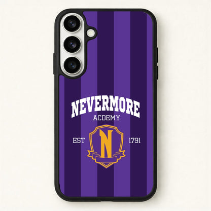 Addams Academy Purple Phone Case for Galaxy S26 Plus