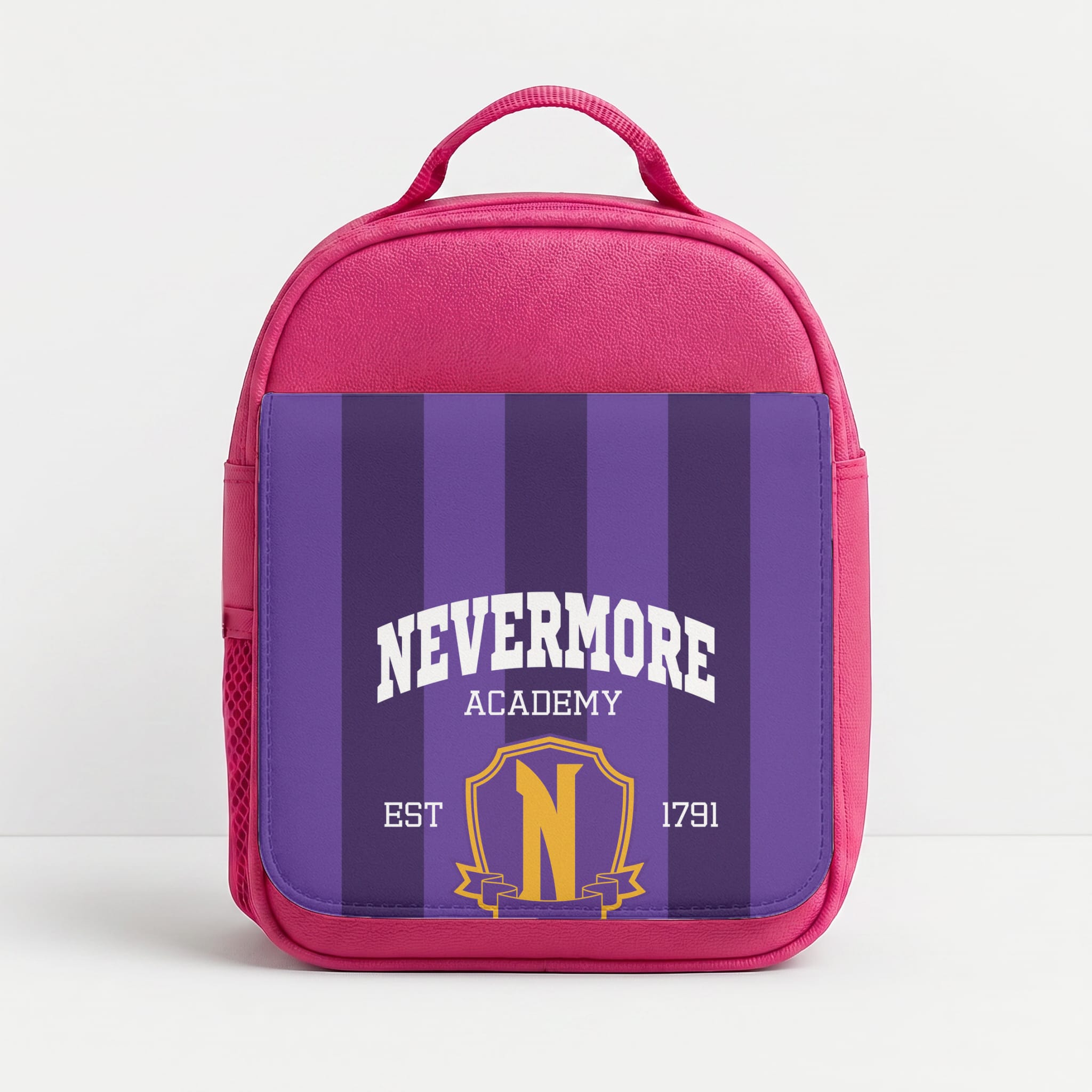 Addams Academy Purple Lunchbox - Pink