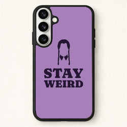 Stay Weird Purple Phone Case for Galaxy S26