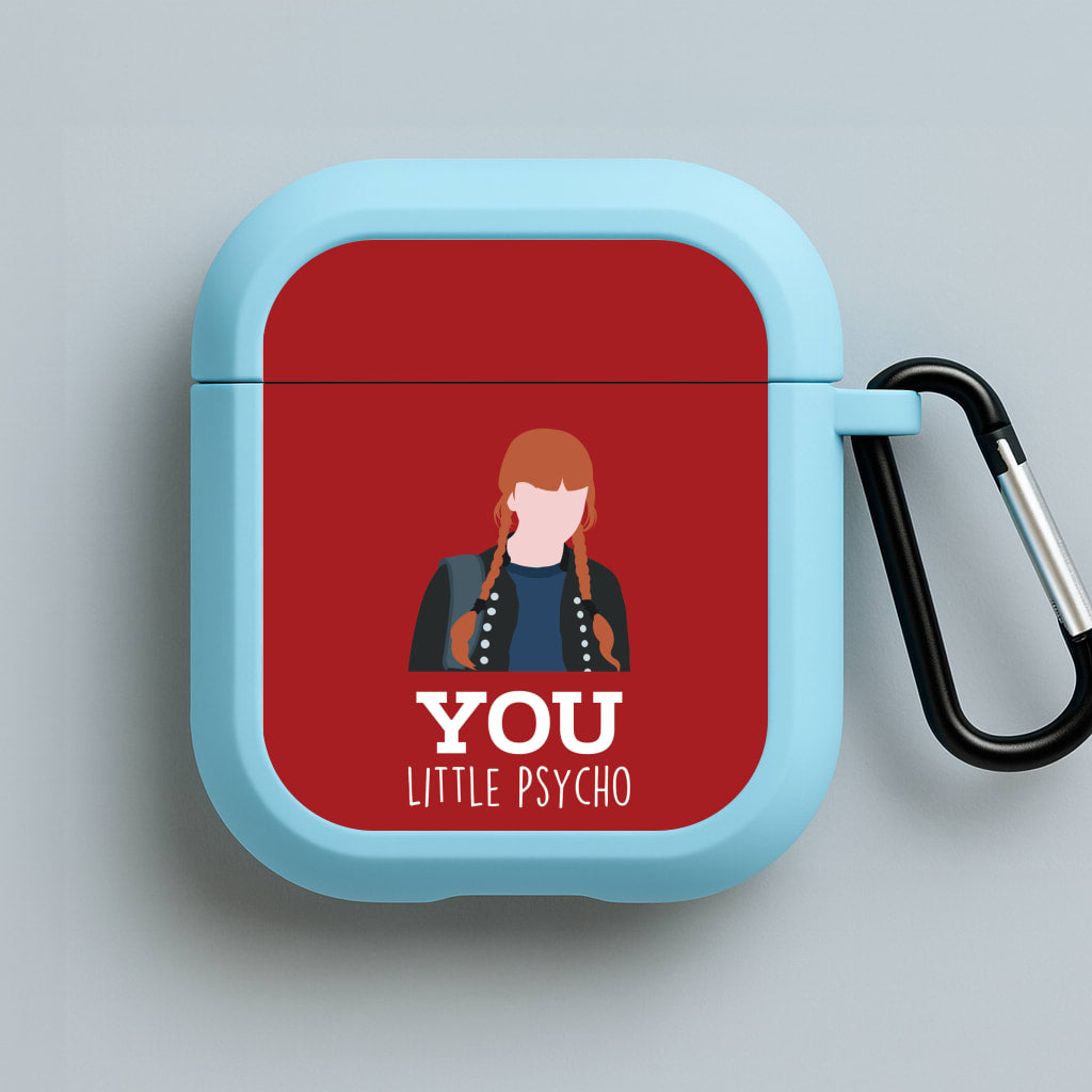 You Little Psycho Blue AirPods Case
