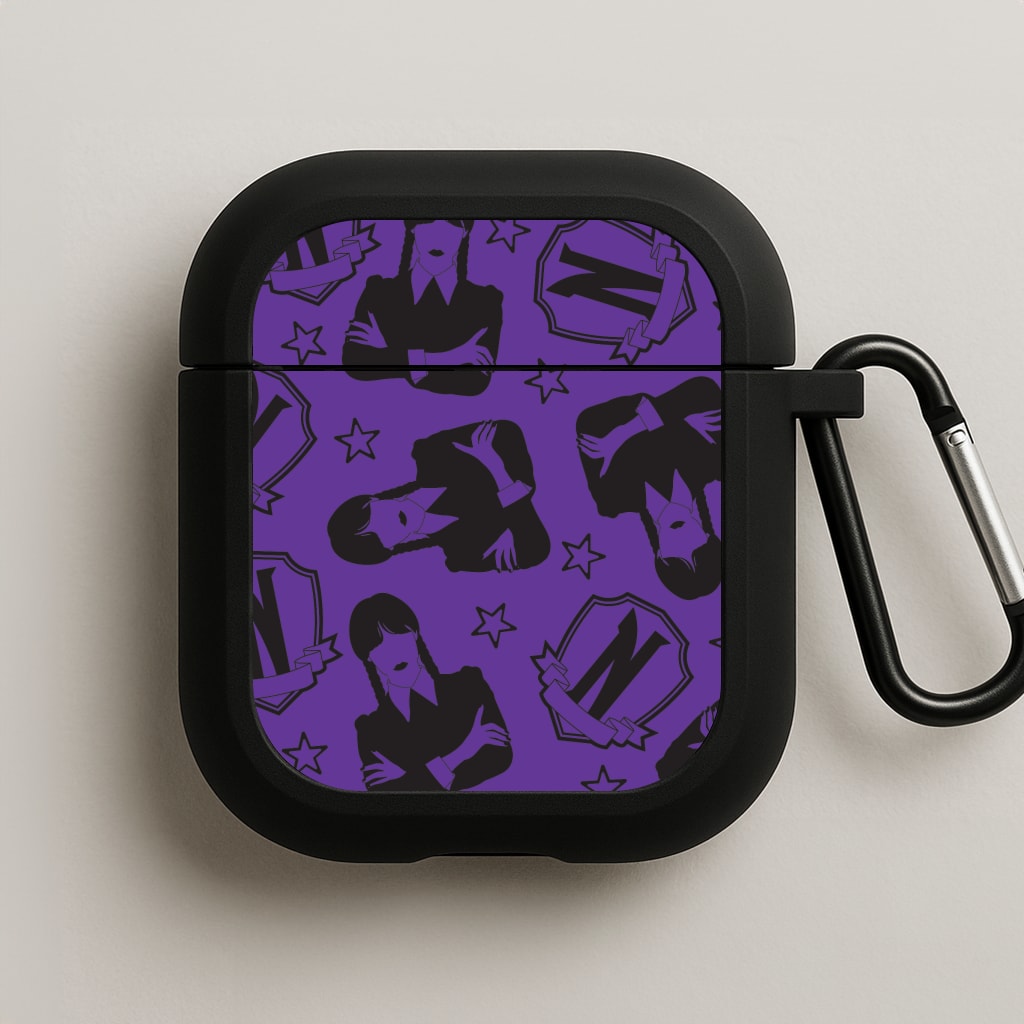 Wednesday Pattern AirPods Case
