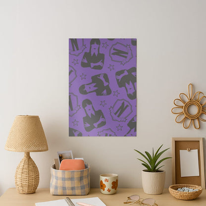 Wednesday Pattern Art Print
