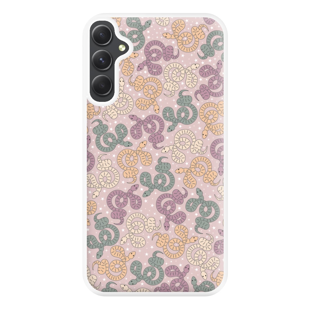 Snakes And Stars - Western  Phone Case for Galaxy A34