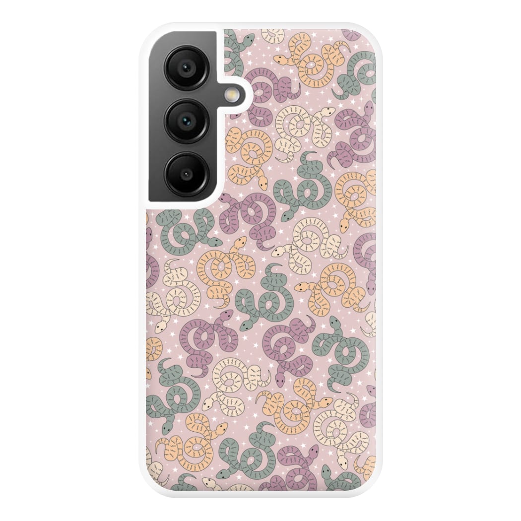 Snakes And Stars - Western  Phone Case for Galaxy A55