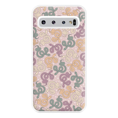 Snakes And Stars - Western  Phone Case for Galaxy S10 Plus