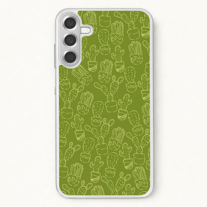 Green And Yellow Cacti - Western Phone Case for Galaxy A57